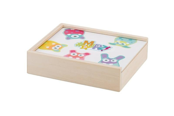 Świecąca drewniana układanka, 82975-Sevi, Marsjańskie stworki MRZ