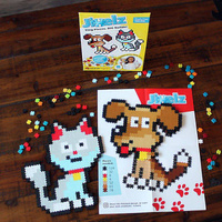 Pixelki puzzle Pies i Kot Jixelz 700 elementów FA199-1 Fat Brain Toys, puzzle dla dzieci