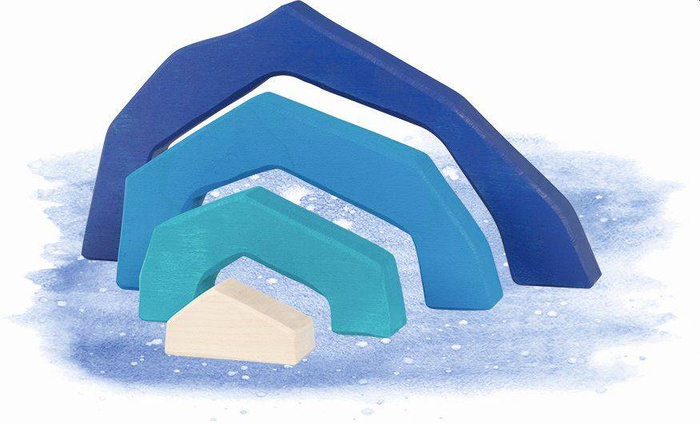 Układanka dopasowywanka Cztery Pory Roku 58471-goki, klocki drewniane