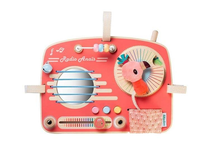 Drewniana tablica manipulacyjna Radio Flaming Anais 83181 LILLIPUTIENS