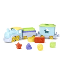 Sortuj i układaj wesoły pociąg SGTTNSS1460-Green Toys, pojazdy i sortery dla dzieci