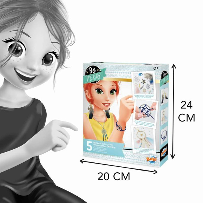 Zrób to sam - BIŻUTERIA Z ŁAPACZY SNÓW BE114-Buki, zestawy kreatywne dla dzieci