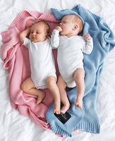 Duży koc bambusowy Candy pink różowy LL3035-Lullalove, kocyki dla dzieci