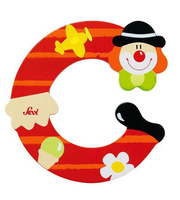 Głoska Clown "C", 81739-Sevi, nauka literek dla dzieci, alfabet