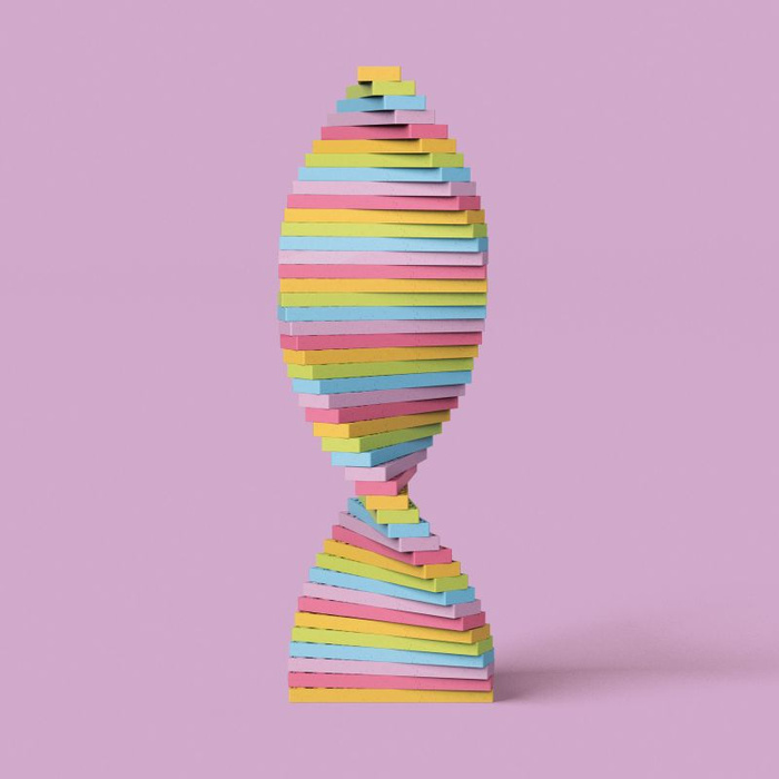 Kreatywne klocki konstrukcyjne pastelowy Fun Box Bioblo 200 elementów