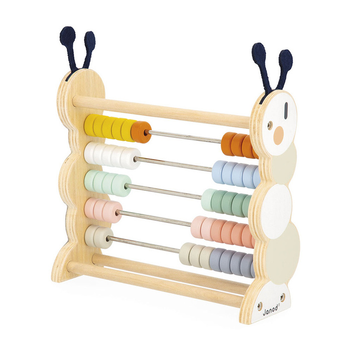 Drewniane liczydło Gąsienica Sweet Cocoon Janod J04014 Liczydła dla dzieci