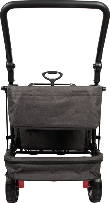 Przyczepka wózek do ciągnięcia dla dzieci z osłoną przeciwdeszczową i składanym daszkiem Small Foot 12729