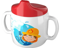 Kubeczek z dziubkiem Straż pożarna HB303689-Haba, naczynia i akcesoria