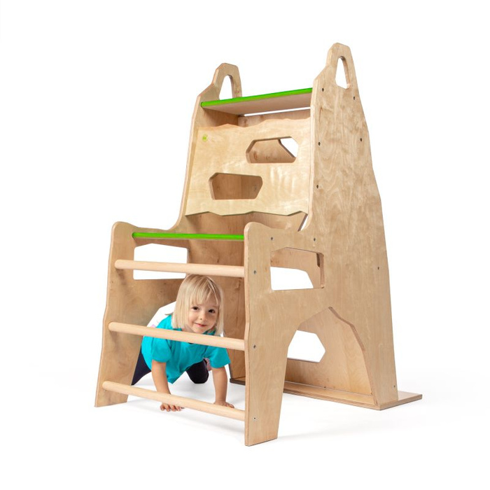 Drewniana wieża do wspinaczki dla dzieci Góra Erzi 44439 sprzęt sportowy dla dzieci
