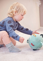 Piłka sensoryczna z pozytywką wielofunkcyjna miękka pluszowa Smok Joe 83397 Lilliputiens