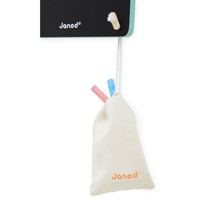 Przenośna dwustronna tablica z akcesoriami Janod J09634