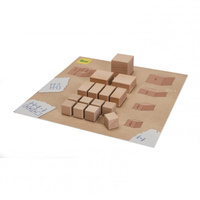 Drewniana Gra edukacyjna Erzi 42042 Nauka ułamków i dzielenia przez zabawę