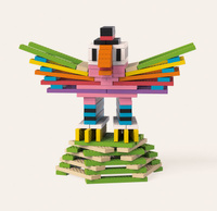 Kreatywne klocki konstrukcyjne kolorowy Big Box Bioblo 340 elementów