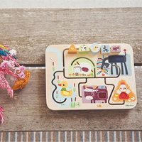 Drewniana tablica labirynt sensoryczny Farma 83339 Lilliputiens