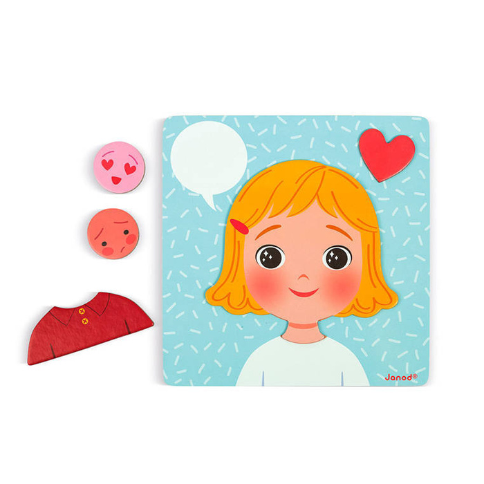 Magnetyczna układanka Emocje, Janod J08038