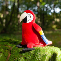 Pluszowa papuga Ara czerwona 24 cm Rappa 195028