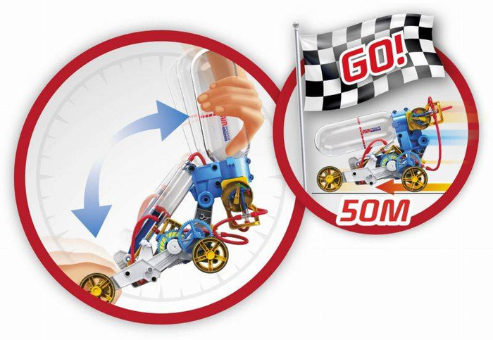 Nauka i zabawa dla dzieci Samochód z napędem powietrznym 7502 Buki