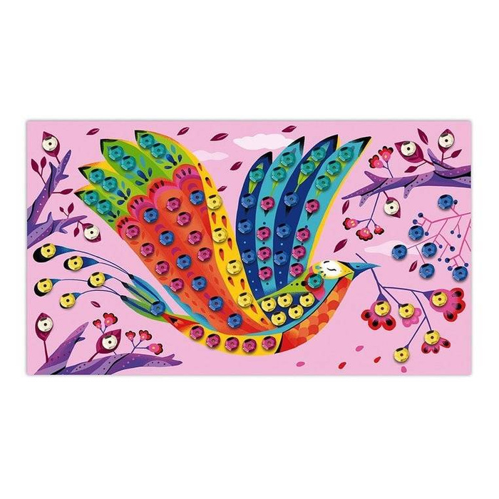 Zestaw kreatywny Urokliwe cekiny Cudowny ogród +5 J07946-Janod, zestaw artystyczny