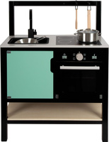 Drewniana kuchnia dla dzieci Black Industrial Small Foot 12433