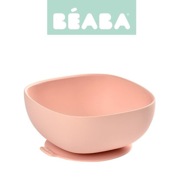 Silikonowa miseczka z przyssawką pink 913440-Beaba