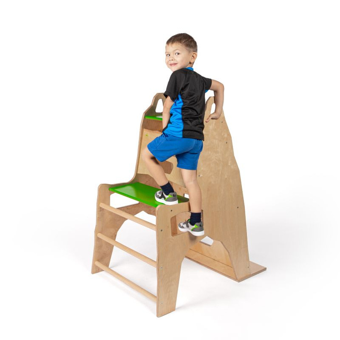 Drewniana wieża do wspinaczki dla dzieci Góra Erzi 44439 sprzęt sportowy dla dzieci