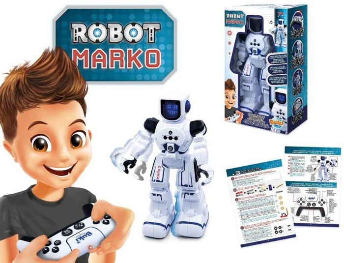Interaktywny robot zdalnie sterowany z emocjami 20 funkcji Marko Buki 7601