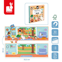 Magnetyczna rozkładana układanka Zwierzęta domowe Magneti'stories J05457 Janod