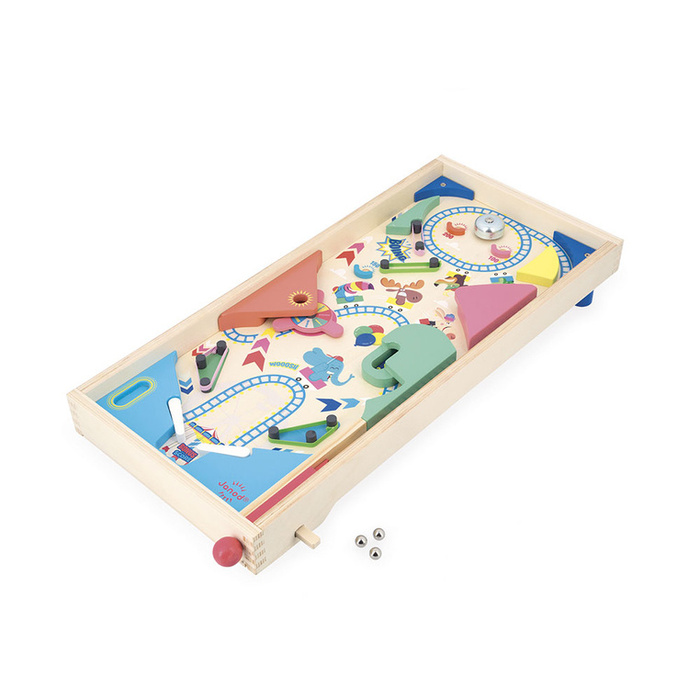 Gra zręcznościowa drewniana Pinball Applepop Janod J03368