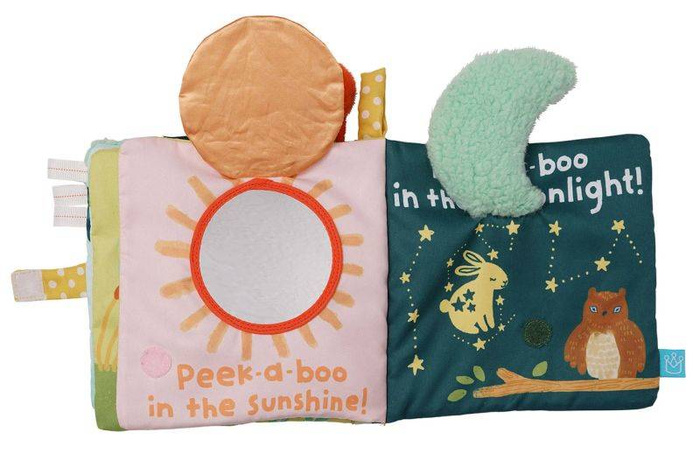 Książeczka interaktywna Akuku Bunny 161130-Manhattan Toy, zabawki dla niemowląt