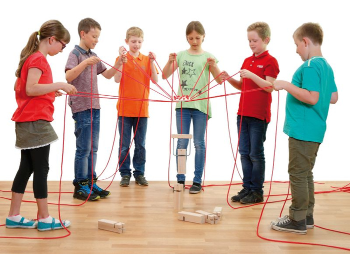 Wieża Fröbella gra zręcznościowa drewniana 44329 Erzi