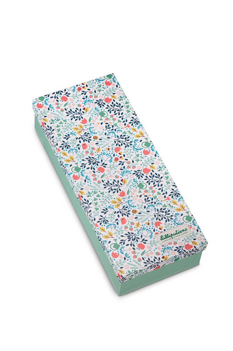 Lalka przytulanka Stella 30 cm ozdobne pudełko w botaniczny wzór 83381 Lilliputiens