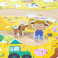 Puzzle dla dzieci XXL Farma Goula 53176