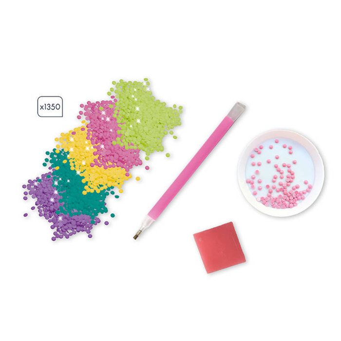 Zestaw kreatywny naklejanie Diamencików 1350 szt. Magia Janod J07877