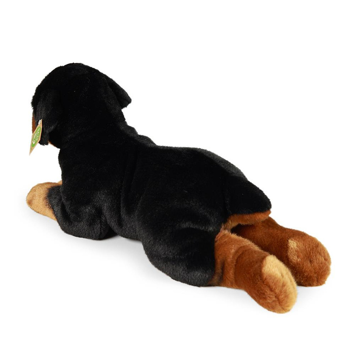 Pluszowy pies rottweiler leżący 39 cm Rappa 231054