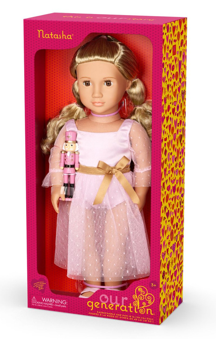 Lalka Natasha 46cm Baletnica i Dziadek do orzechów Our Generation BD31458Z