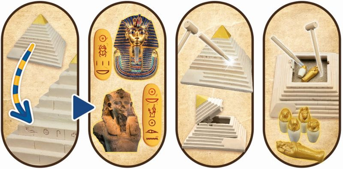 Nauka i zabawa Tajemnica piramidy Buki 444 Mały archeolog