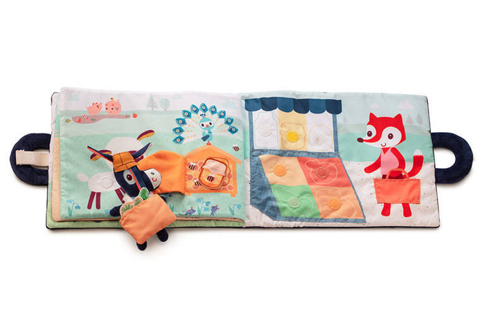 Miękka książeczka aktywizująca "Osiołek Ignace na farmie" 83415 Lilliputiens