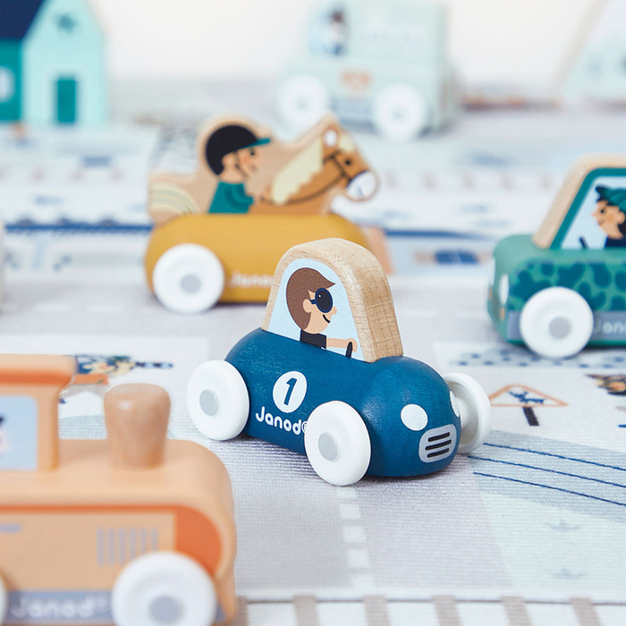 Mata do zabawy z drogą Biała Dolina Cross Roads Janod J05940