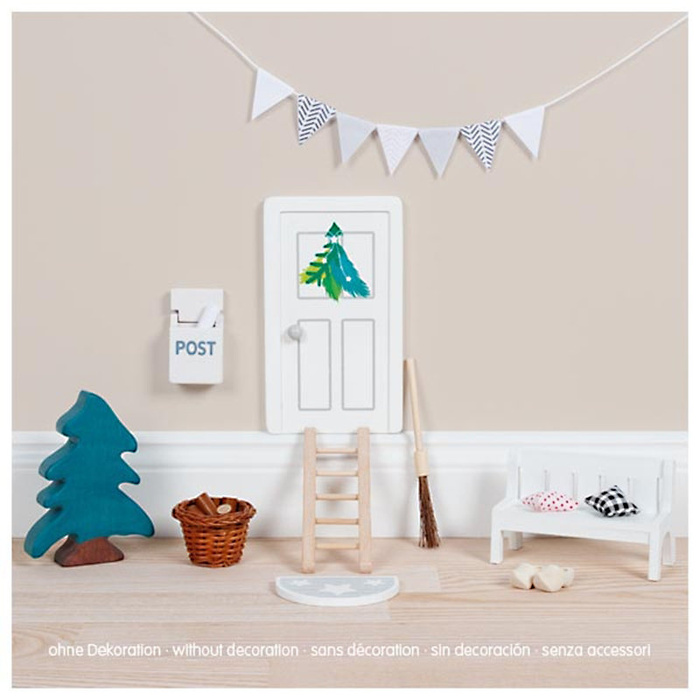 Drzwi Elfa dodatki do domku dla lalek i pokoju dziecka Goki 60686