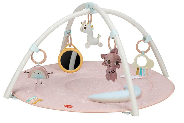 Mata edukacyjna z sensorycznymi zabawkami Tiny Love TL1209406830 Kraina Jednorożca Gimnastyka dla niemowląt 