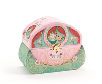 Drewniana szkatułka z pozytywką Karoca Leo Friedman DJ06604-Djeco, prezent dla dziewczynki