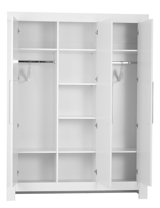 Biała Szafa 3 drzwiowa Pinio Calmo