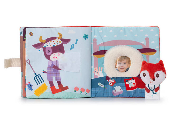 Książeczka aktywizująca z minipacynką Doktor Lisiczka Alice Lilliputiens 83534