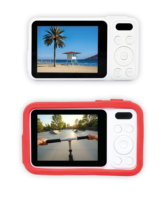 Aparat 2w1 Kamera na rower i kask Autofokus Zoom 16x kolorowy wyświetlacz CamPro Buki PV010