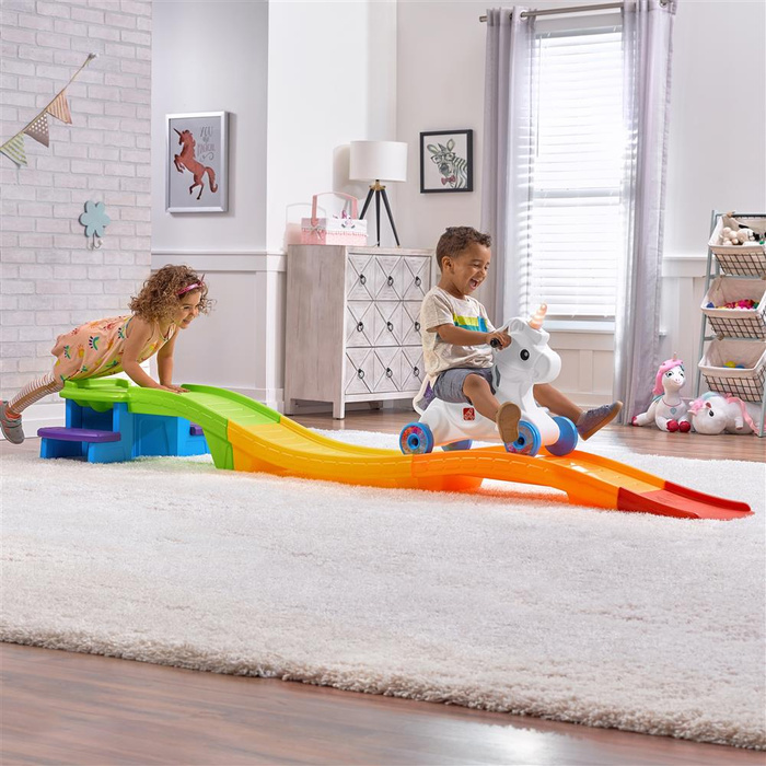 Kolejka Górska Step2 4937 Tor z jeździkiem Jednorożec Unicorn do bezpiecznych zjazdów dla dzieci