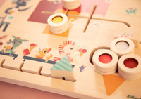 Drewniana tablica labirynt sensoryczny Lodziarnia 83378 Lilliputiens