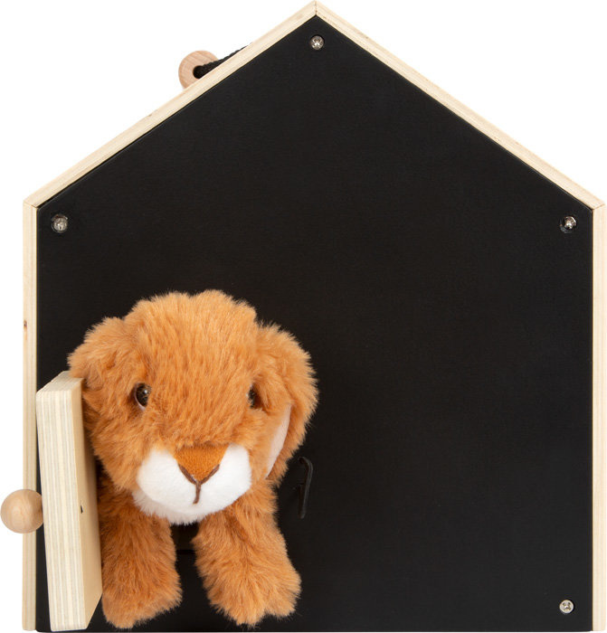 Drewniany domek królika z wybiegiem i akcesoriami 12399 Small Foot, maskotki dla dzieci