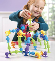 Zestaw Delux Klocki Squigz Przyssawki FA088-2 Fat Brain Toys, klocki dla dzieci