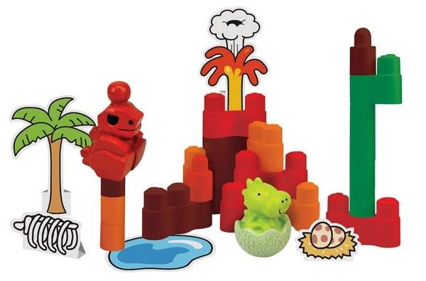 Klocki Popboblocs zbuduj świat dinozaura K's Kids