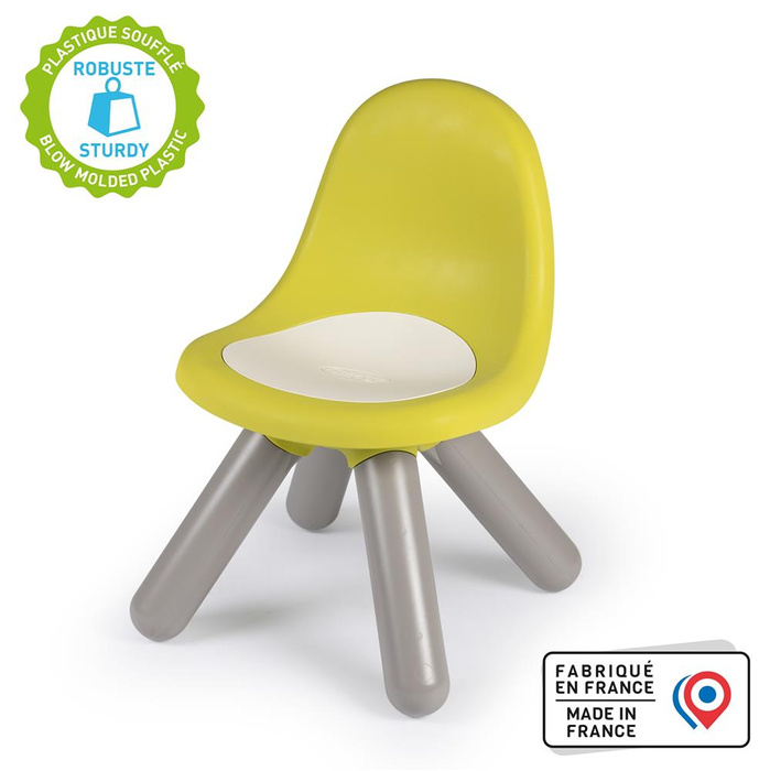 Ogrodowe Krzesełko z oparciem dla dzieci Smoby 880115 zielone funkcjonalny i stabilny Mebel